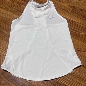 Nike Women’s Dri-Fit One Lux Tank White Size S Athletic Wear